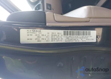 2015 Jeep Grand Cherokee Laredo из США, поврежденный, VIN 1C4RJEAGXFC143834